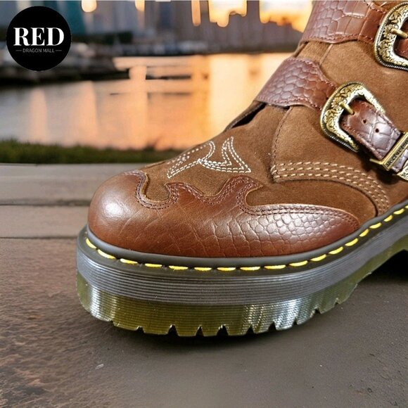 Dr. Martens Devon GA Gothic Americana Western Platform Boots - Women's Size 11 - Picture 10 of 14